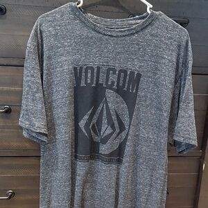 Volcom Charcoal Logo Tee